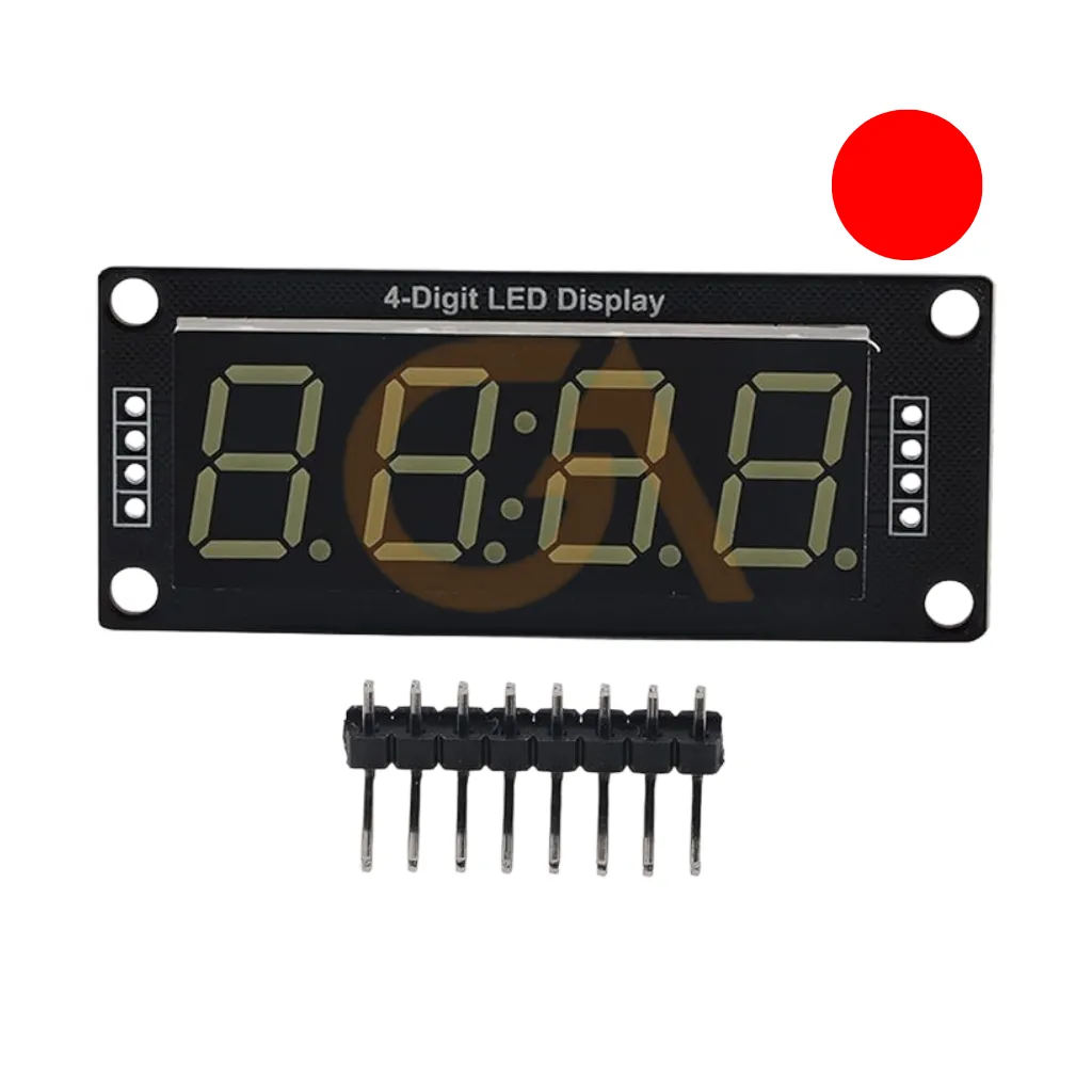 PANTALLA LED DE 4 DIGITOS 0.36 7 SEG (ROJO) TM1637