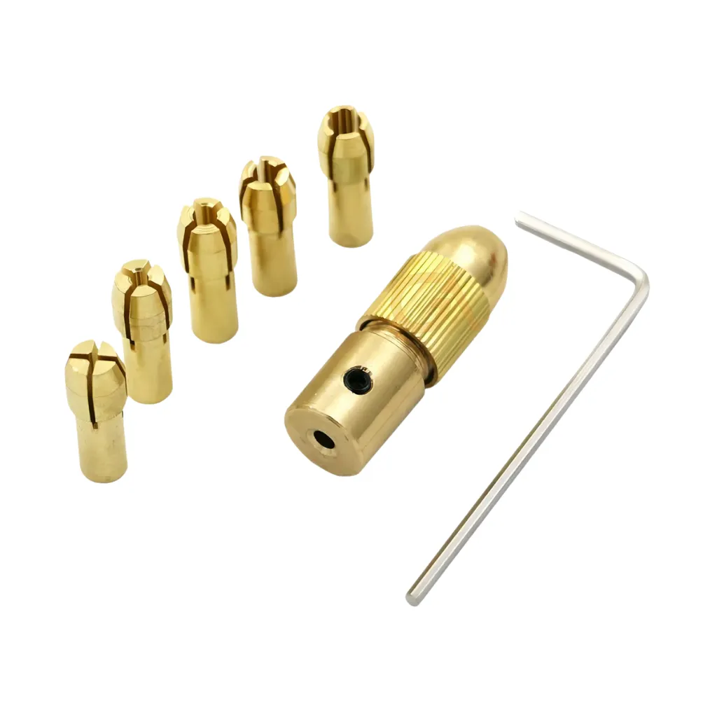 JUEGO DE MINI PORTABROCAS, MANDRIL PEQUEÑO PARA MOTORES DC (3.17MM)