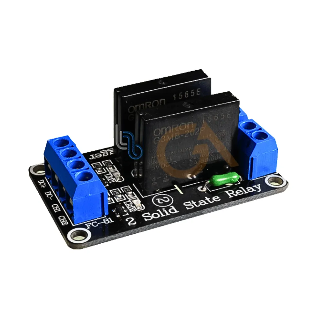 MODULO RELAY X 2 SOLIDO EN PCB