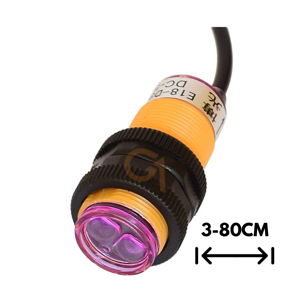 SENSOR DE PROXIMIDAD INFRARROJO E18-D80NK 3-80CM