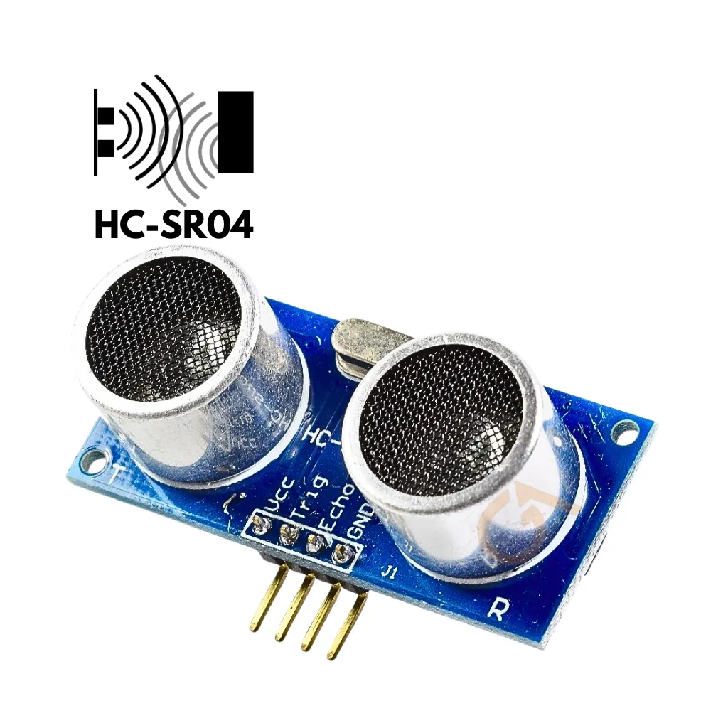 [HC-SR04] MODULO SENSOR DE ULTRASONIDO 4 PINES 5 V. HFK-TS604 (ALE-3261)