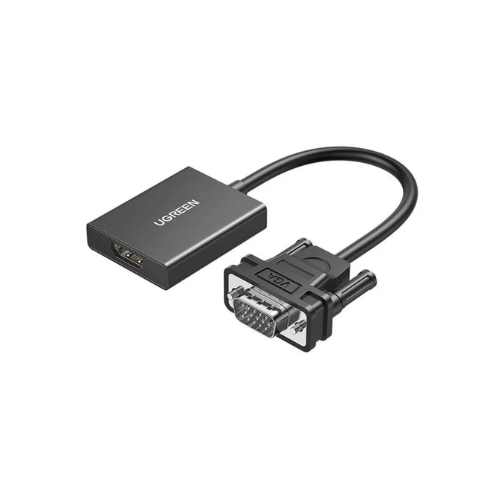 ADAPTADOR DE AUDIO VGA A HDMI + 3.5 MM CM513 UGREEN