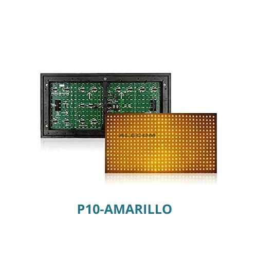 MODULO LED P10 EXTERIOR 32X16 AMARILLO