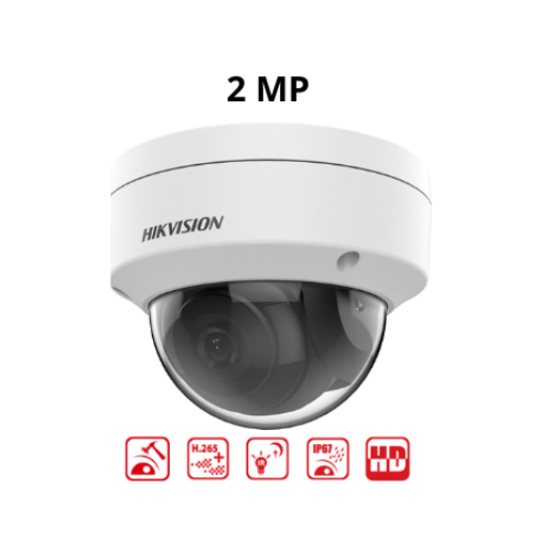 CAMARA DOMO IP 2MP. LENTE 2.8MM (3) HIKVISION