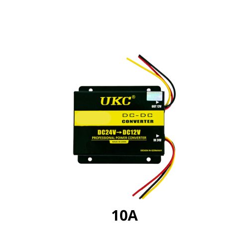 CONVERSOR REDUCTOR DE VOLTAJE DE 24V A 12V 10A UKC