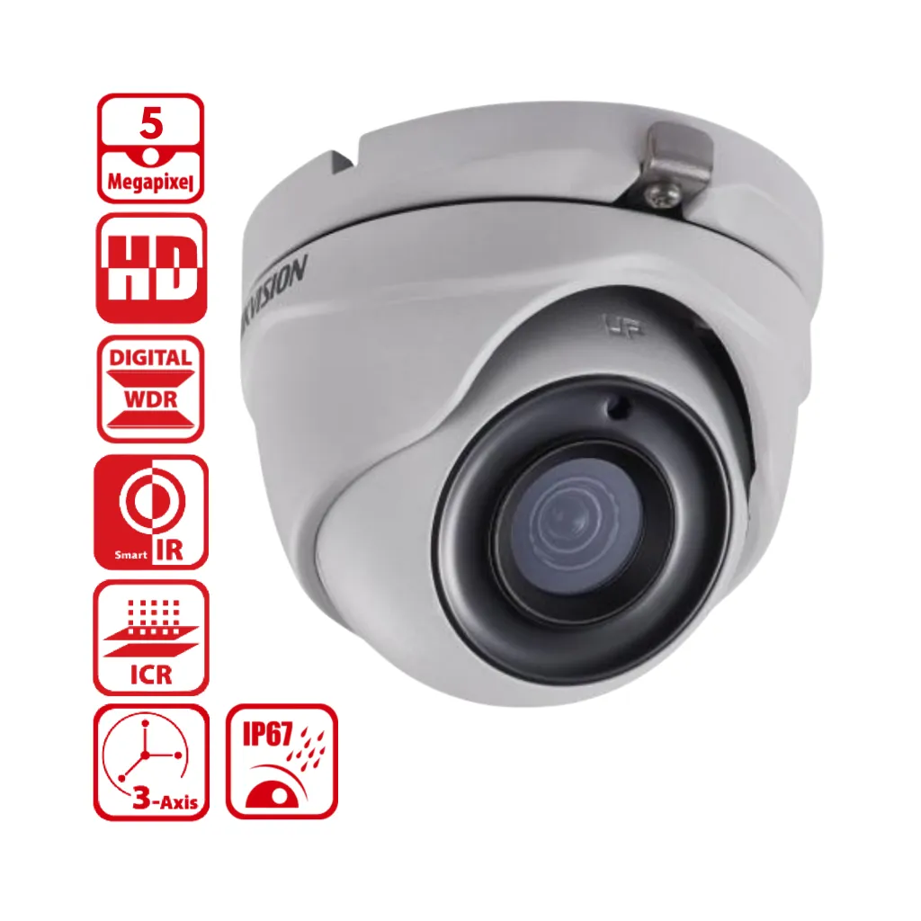 [DS-2CE56H0T-ITMF] CAMARA DOMO EXT. 5MP IR-20MTS- HIKVISION