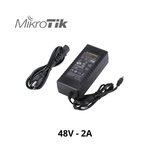 FUENTE DE ALIMENTACIÓN DE 48V-2A 96 W MT96-480200-12DG MIKROTIK