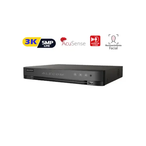 DVR 16CH ACUSENSE 3K/5MP HDMI SERIE/CHASIS HIKVISION