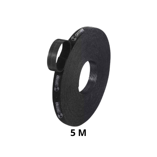 CINTA ADHESIVA EASY CUT 2 CARAS NEGRO 10MMx5M 1703011005 SATRA 