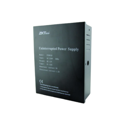 FUENTE C/CARGADOR DE BATERIA 220VAC SAL 12VDC 5AMP ZKTECO