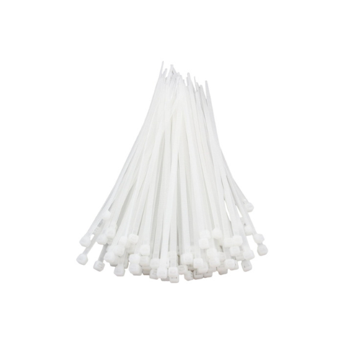 CINTILLO DE NYLON 3.6MMx150MM BLANCO x100UND. INTECK 