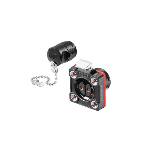 CONECTOR JACK CHASIS PLÁSTICO 2 DE PINES BD20 TIPO CNLINKO