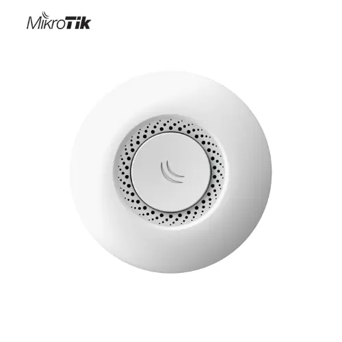 ACCESS POINT  WITH AR9533 650MHZ CPU 64MB RAM 1xLAN BUILT-IN 2.4GHZ 802.11B/G/N DUAL CHAIN WIRELESS WITH 2DBI INTEGRADO ANTENNA ROUTEROS L4 PLASTIC CASE POE PSU MIKROTIK