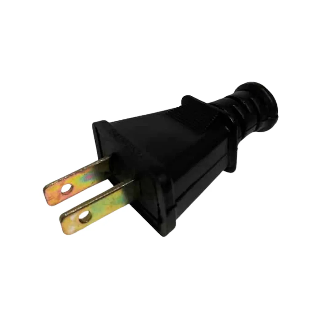 ENCHUFE ESPIGA PLANA 16AMP NEGRO OPALUX