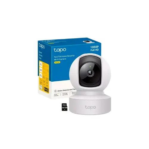 CAMARA WI-FI 1080P FULL HD 512G VISTA PAN/TILT PUERTO ETHERNET TAPO