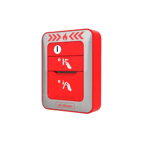 ESTACION MANUAL DIRECCIONABLE DOBLE ACCION MATERIAL LEXAN PROTOCOLO MGC MIRCOM