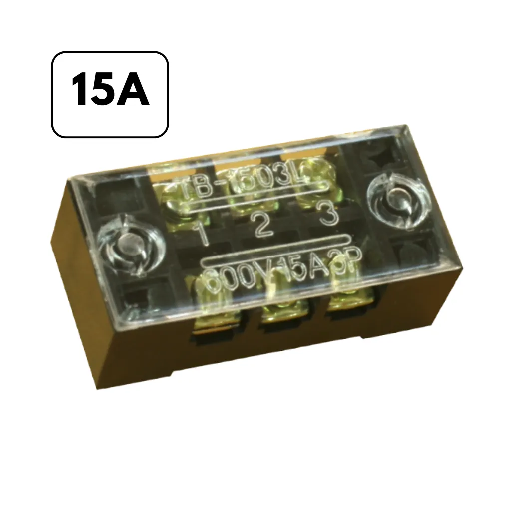 BORNERA BAQUELITA 3P 15A 600VAC HURRICANE