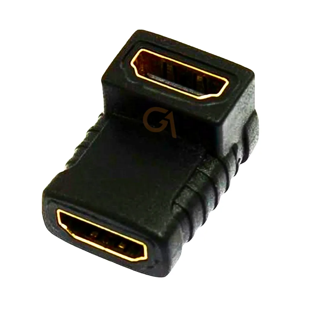 APAPTADOR HDMI HEMBRA/HEMBRA TIPO CODO AD-1017