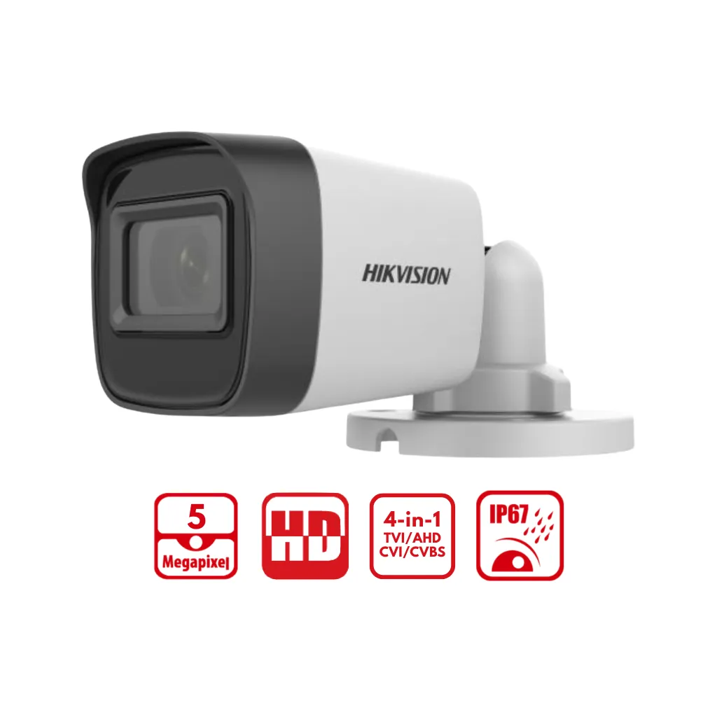 [DS-2CE16H0T-ITF] CAMARA TUBO EXT. 5MP D/N L 2.8 - HIKVISION
