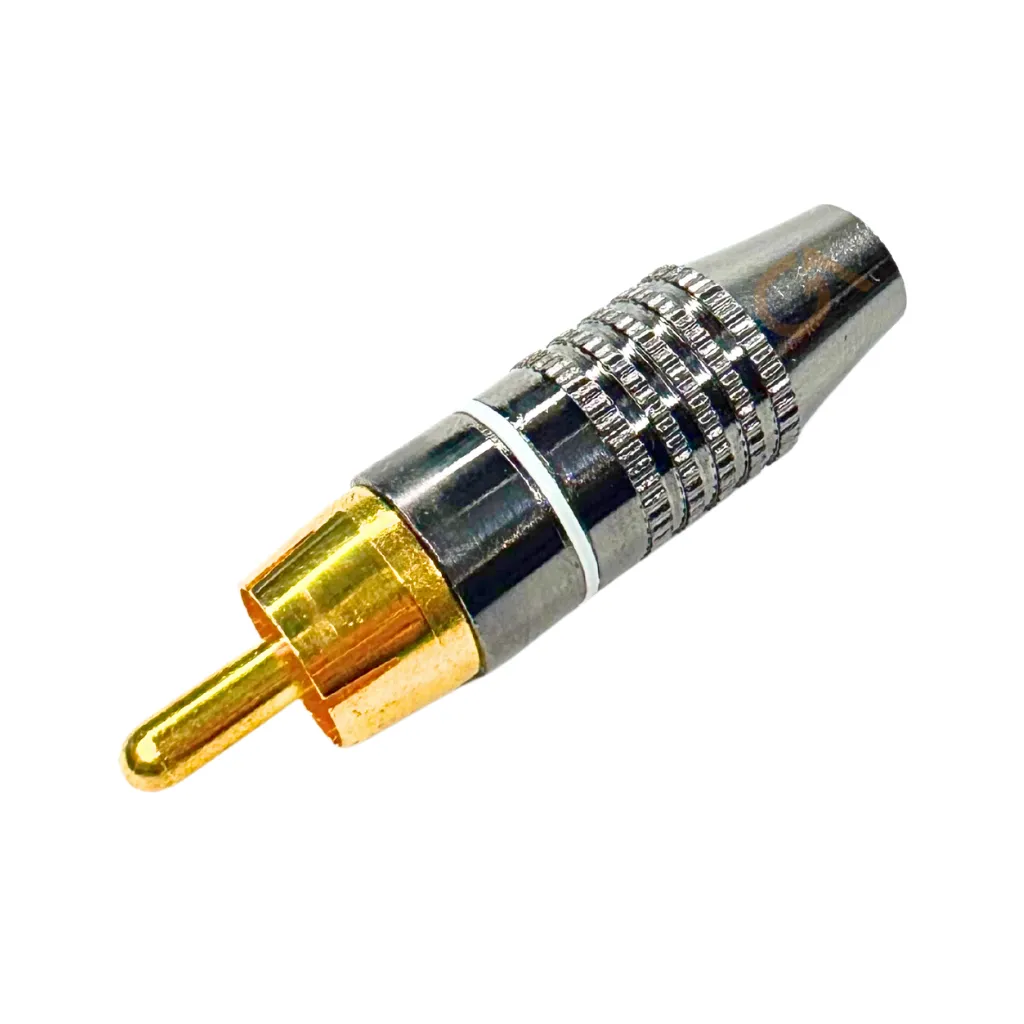 [AL-RCA-MW] PLUG RCA CROMADO LINEA BLANCO