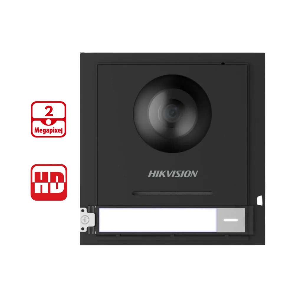 VIDEO PORTERO IP 2MP C/1 BOTON OJO DE PEZ HIKVISION