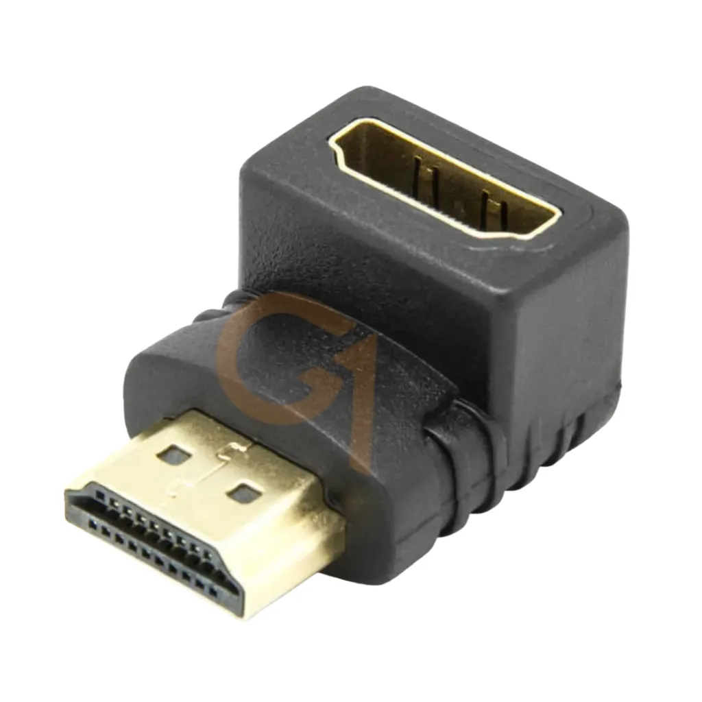 APAPTADOR HDMI MACHO/HEMBRA TIPO CODO AD-1014