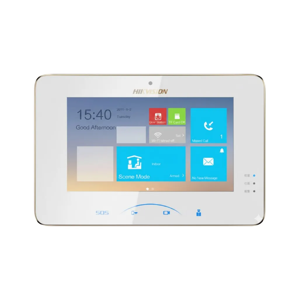 [DS-KH8301-WT] MONITOR VIDEO PORTERO IP A COLOR  7" MEM-256 HIKVISION