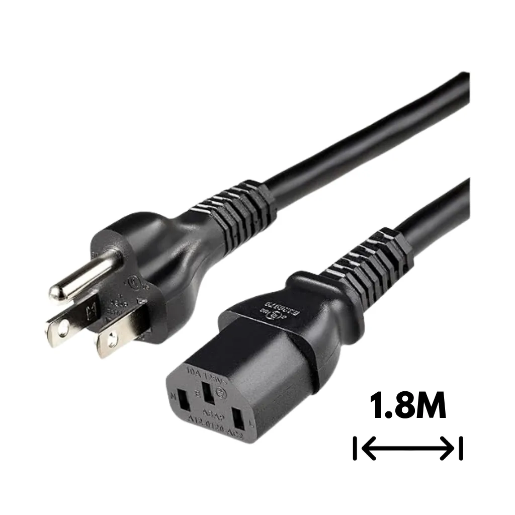 CABLE PODER US STANDAR 1.8M