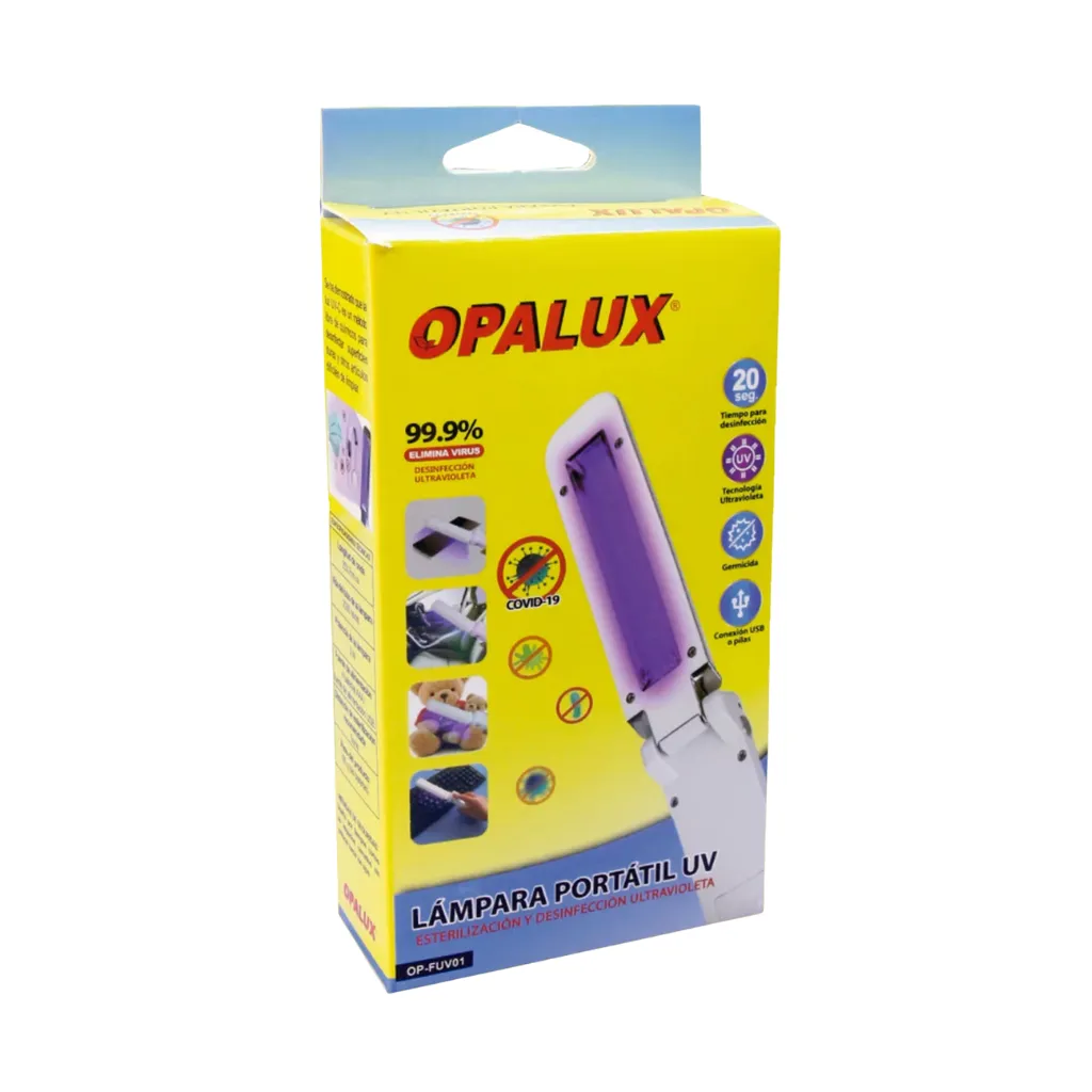 LAMPARA PORTATIL UV 3W OPALUX