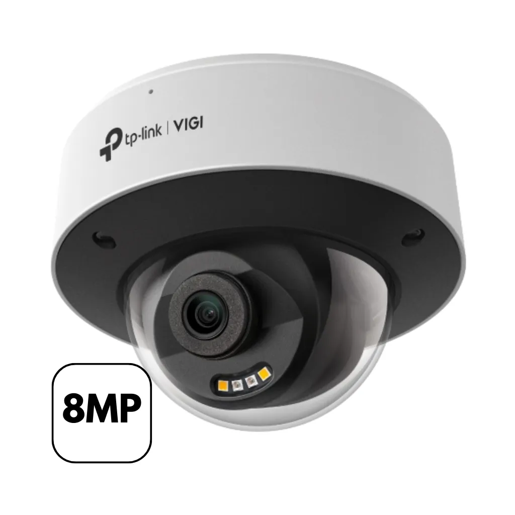 CAMARA IP 8MP DOMO L2.8MM IK10 A FULL COLOR VIGI TP-LINK
