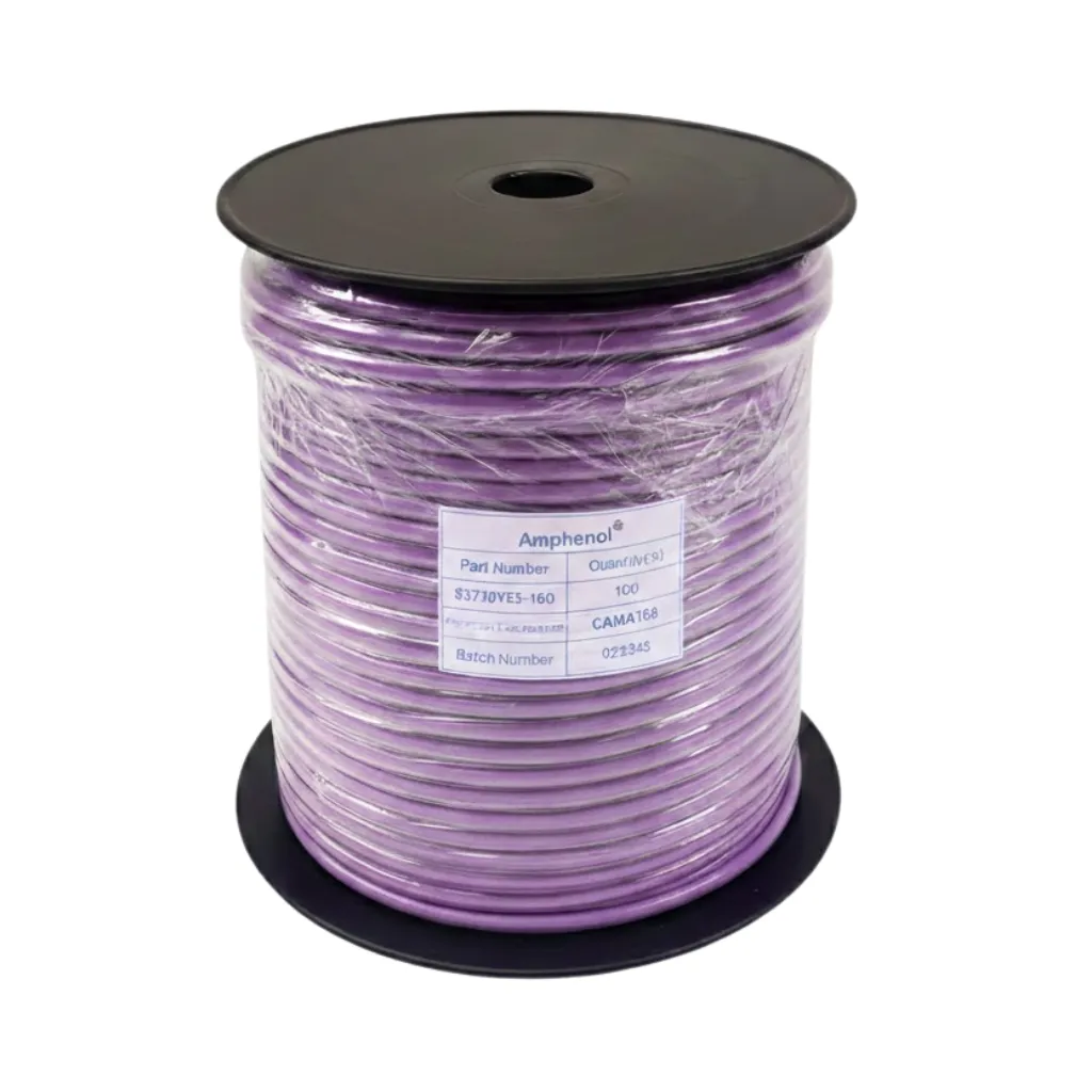 [CAMA10P] CABLE STEREO MICROFONO LILA ROLLOx100MTS AMPHENOL