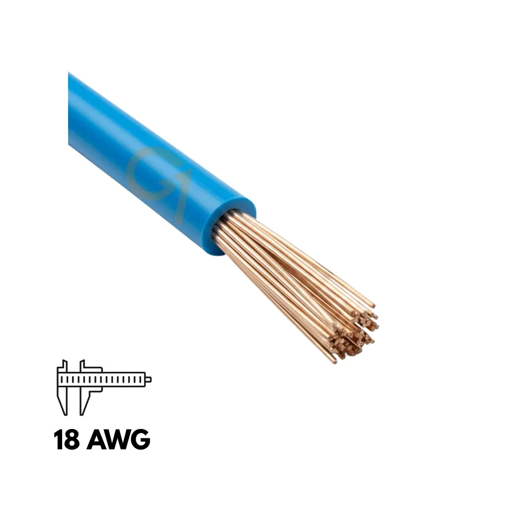 [GPT-18AZ] CABLE AUTOMOTRIZ N° 18 GPT AZUL xMTS CELAPSA