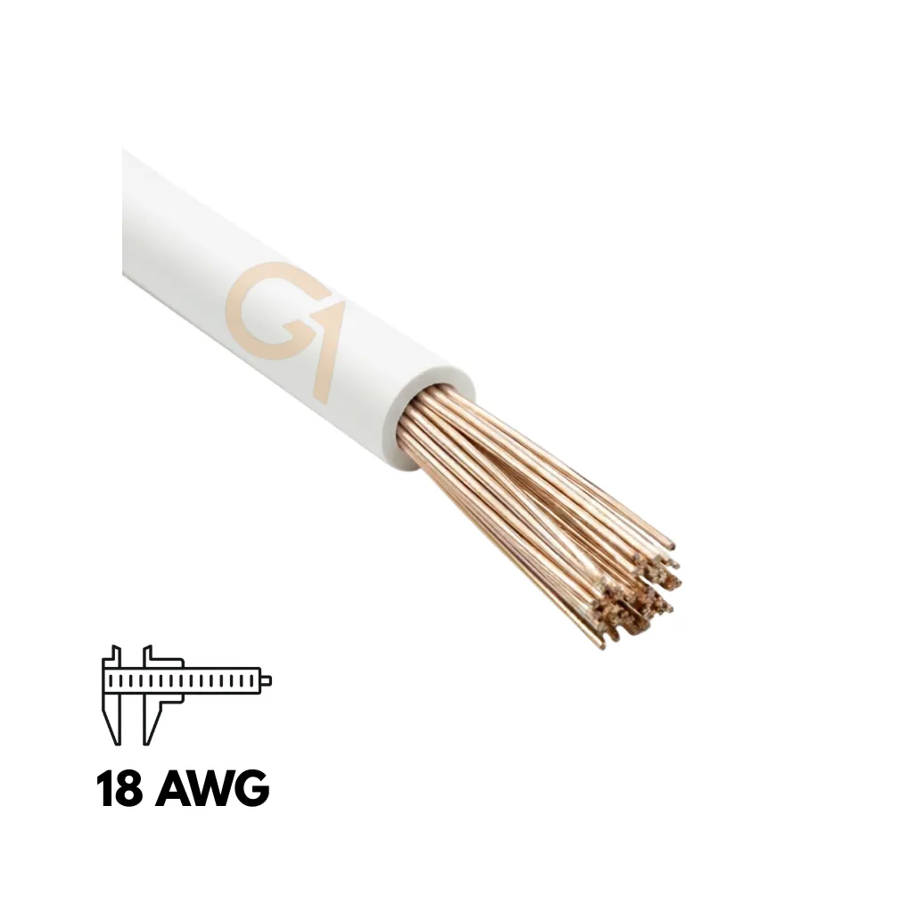 [GPT-18BL] CABLE AUTOMOTRIZ N° 18 GPT BLANCO xMTS CELAPSA