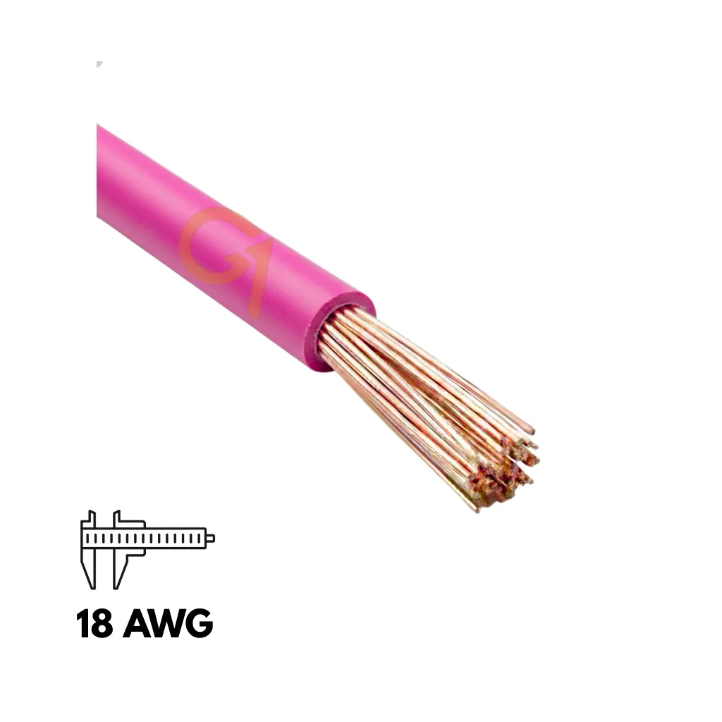 [GPT-18RS] CABLE AUTOMOTRIZ N° 18 GPT ROSADO xMTS CELAPSA