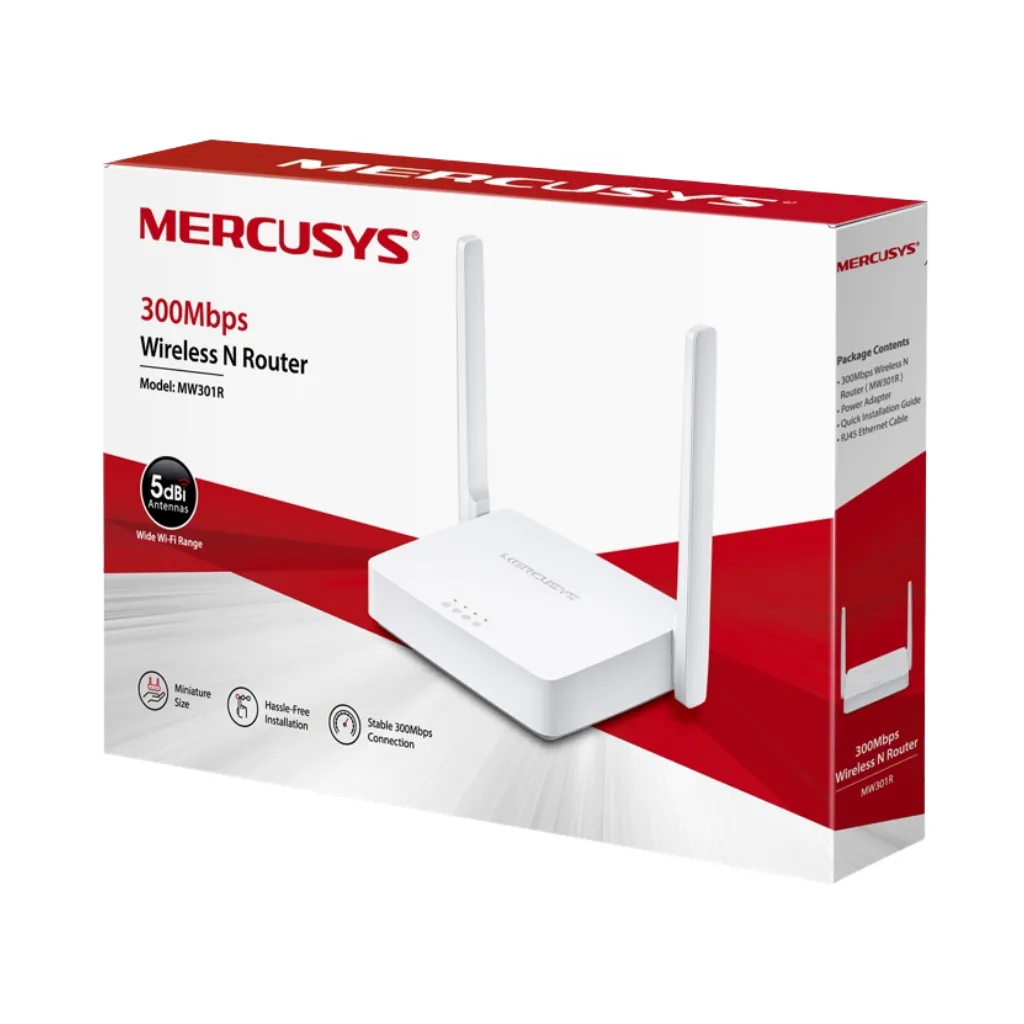 [MW301R] ROUTER 300MB N 2 ANTENAS MERCUSYS