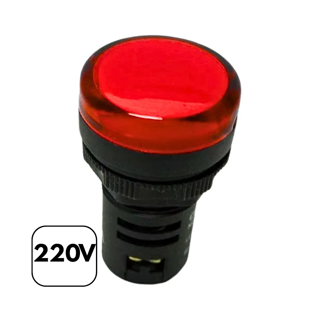[AD22-22DSR] PILOTO LUZ LED 220V ROJO CASIEL