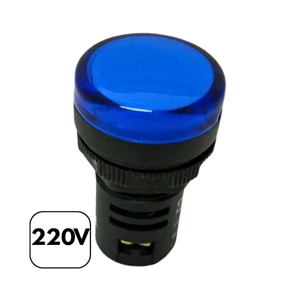 [AD22-22DSB] PILOTO LUZ LED 220V AZUL CASIEL