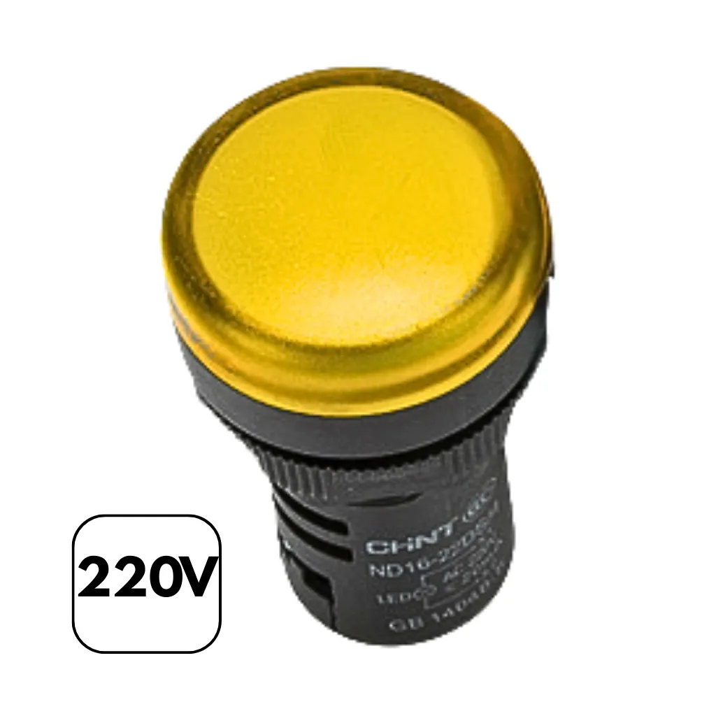 [AD22-22DSY] PILOTO LUZ LED 220V AMARILLO CASIEL