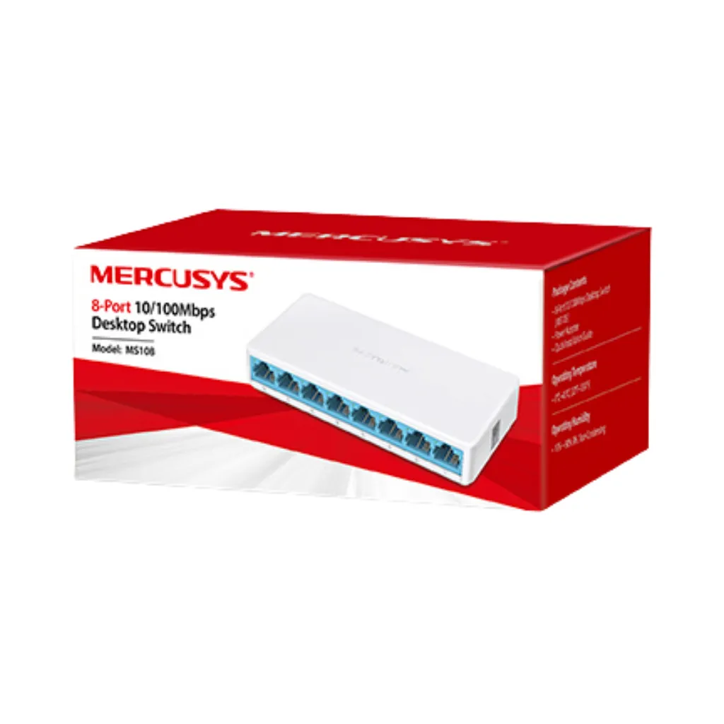 SWITCH 8 PUERTOS 10/100MBPS MERCUSYS