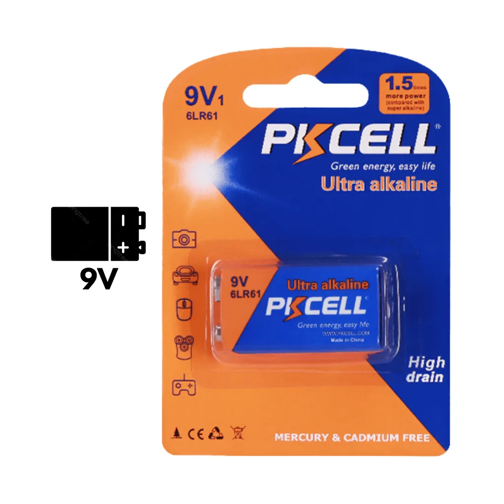 [6LR61] BATERIA ULTRA ALCALINA 9V C/BLISTER PKCELL