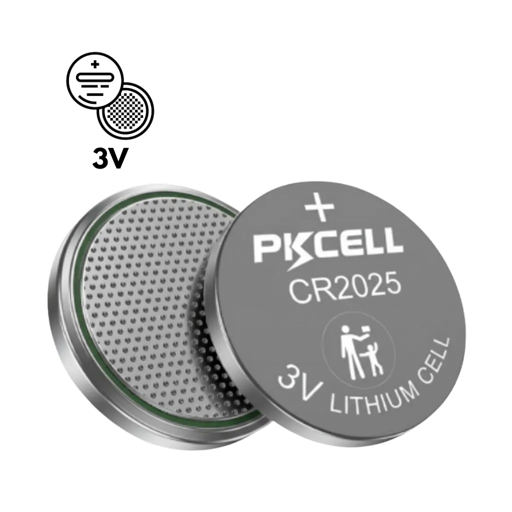 PILA TIPO BOTON 3V 150mA CR2025-B xUND. PKCELL