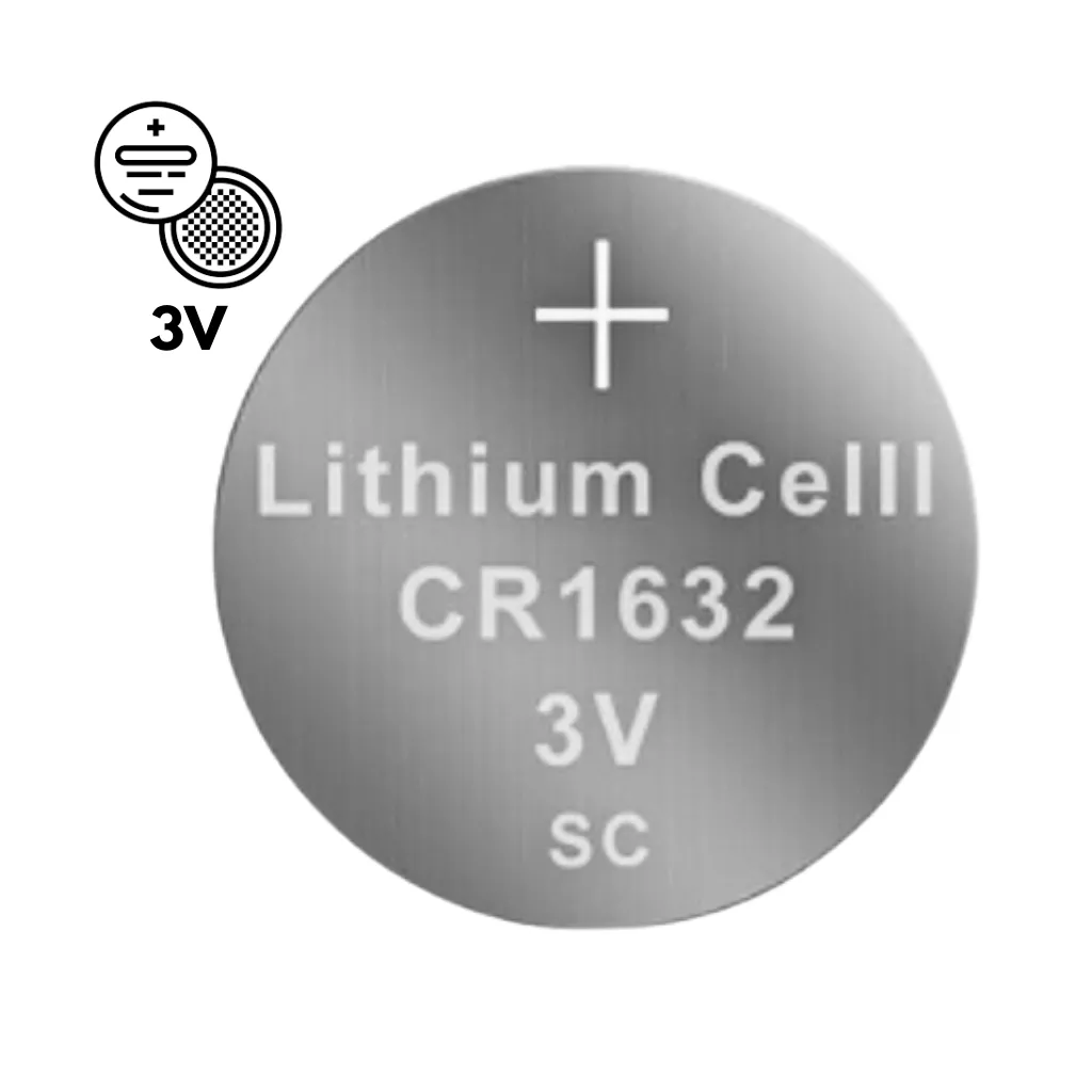 [CR1632] BATERIA TIPO BOTON 3V-120mA 16X3.2mm (CR1632-5B) xUND. PKCELL