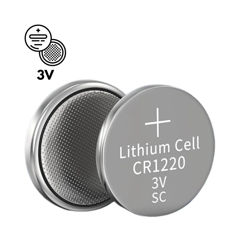 PILA PLANA 3V LITHIUM CR1220-5B xUND. PKCELL