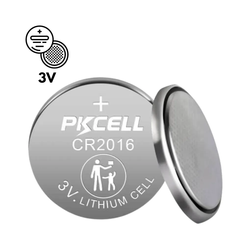 [CR2016] BATERIA TIPO BOTON 3V.75mA 5 (CR2016-5B) xUND. PKCELL