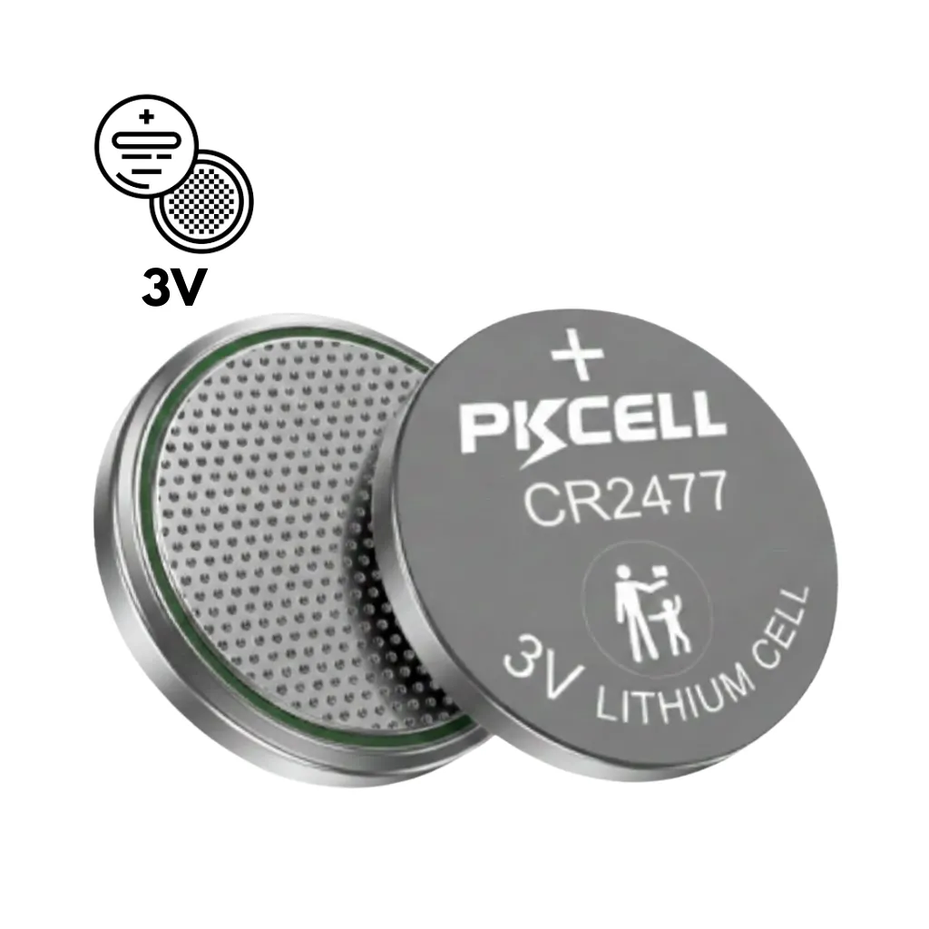 [CR2477] PILA TIPO BOTON 3V-800mA CR2477-5B xUND. PKCELL