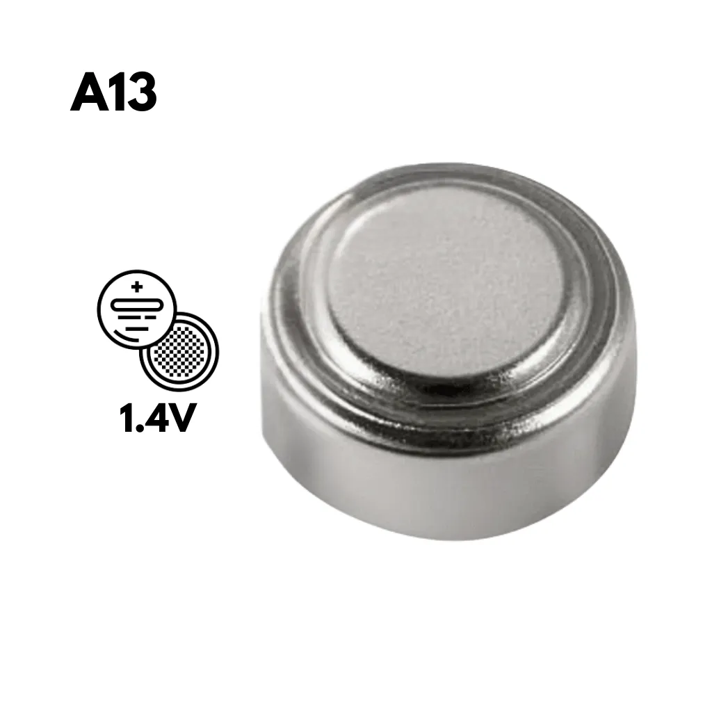 BATERIA ZINC-AIR 1.4V300mA ZA-13-6B xUND. PKCELL