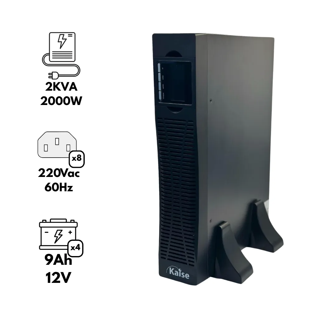 [KUKS-RT02] UPS RACK-TORRE MONOFASICO 2KVA KAISE