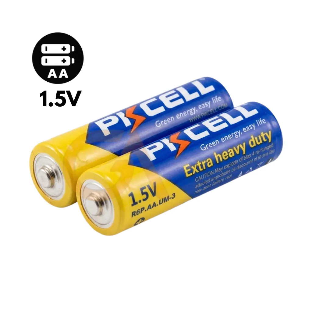 [R6P-2S] PILA AA 1.5V EXTRA HEAVY DUTY x2UND. PKCELL