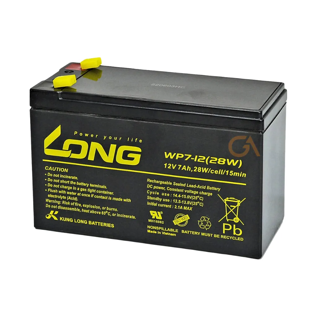 BATERIA 12V 7AH 151x65x94mm WP7-12(28W) LONG