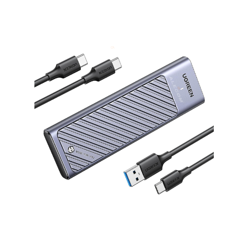 [90408] CASE P/ M.2 NVME/SATA USB-C 3.1Gen2 USB-C/USB A 10G UGREEN